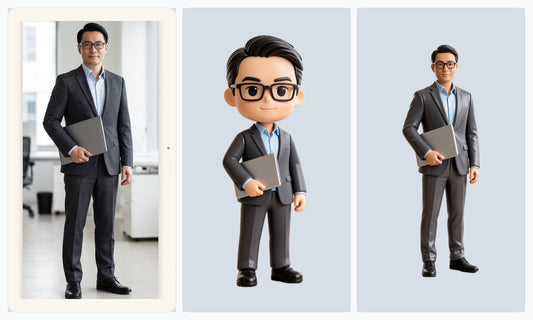 Custom Business Professional Figurine from Photo