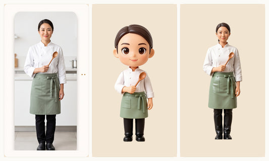 Custom Chef Figurine from Photo