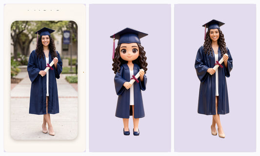 Custom Graduation Figurine from Photo